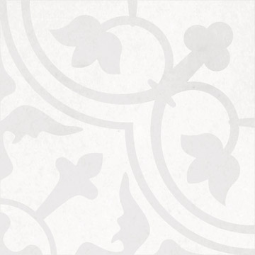 Mosaic House Moroccan tile Maison C14-14A White White  cement, encaustic, field, pattern 